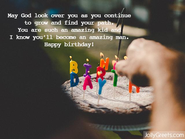 13th Birthday Wishes for Son