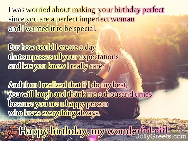 Birthday Poems for girlfriend