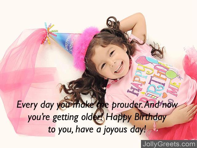 Baby girl birthday wishes