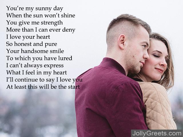 Meaningful love poems for him