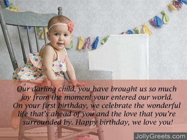 First Birthday Wishes