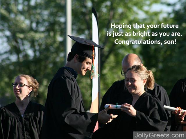 Graduation Wishes To Son